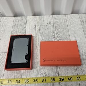 Maverick I Systems Gray Metal Card Holder